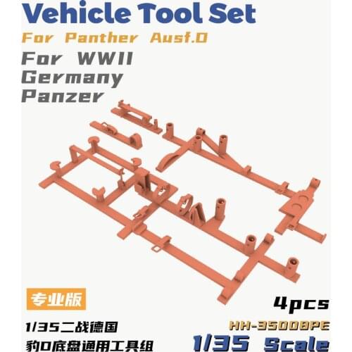 Heavy Hobby HH-35008PE 1/35 Vehicle Tool Panther for WWII Germany Panzer (Pro)