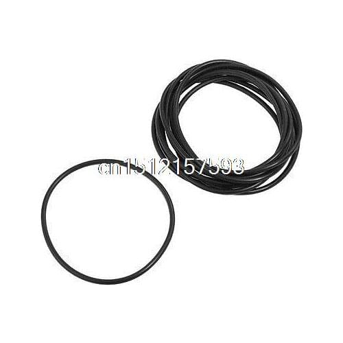 10 Pcs 74mm x 80mm x 3mm Flexible Nitrile Rubber O Rings Washers