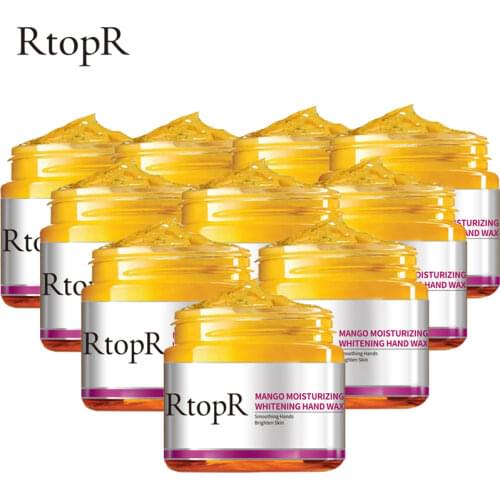 10PCS Moisturizing Hand Mask Wax Whitening Skin Care Anti-Aging Treatment Exfoliating Calluses Rough Hands Care 50g