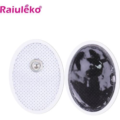 20/10pcs Oval 4.5*3cm Electrode Pads for Slimming Body Massager Tens Acupuncture Therapy Machine Massager Pad Patch Replacement