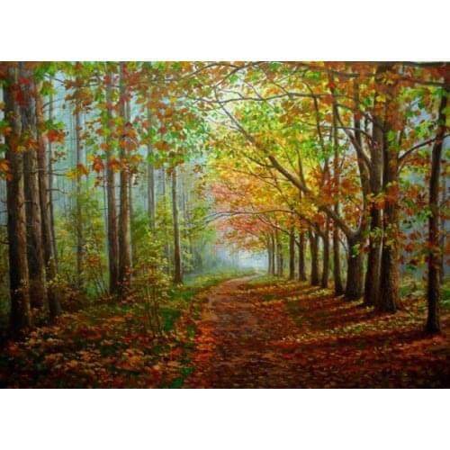 Free shipping wholesale jungle scenery oil painting canvas prints classical landscape oil painting on canvas