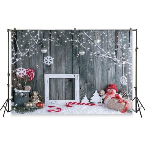 HUAYI Photography Backdrops Christmas Photo Background Christmas Xmas Family Party Decor Banner Studio Photobooth BackdropXT6315