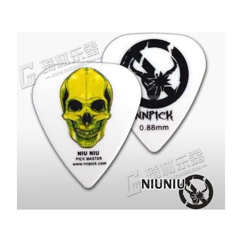 Crystal Skull Guitar Pick Plectrum Mediator Gauge 1.20mm/0.88mm, 1/piece
