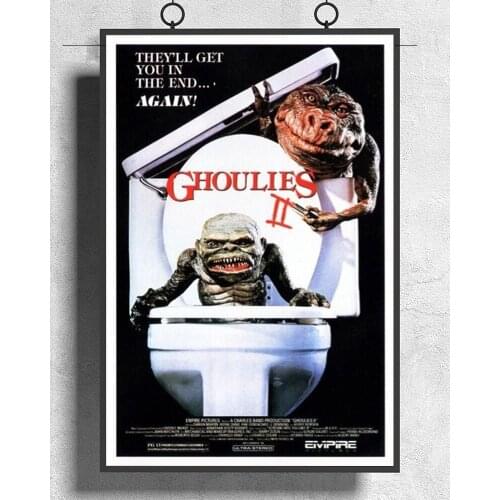 L495 GHOULIES II 2 Movie Horror Sci Fi Silk Fabric Poster Art Decor Indoor Painting Gift