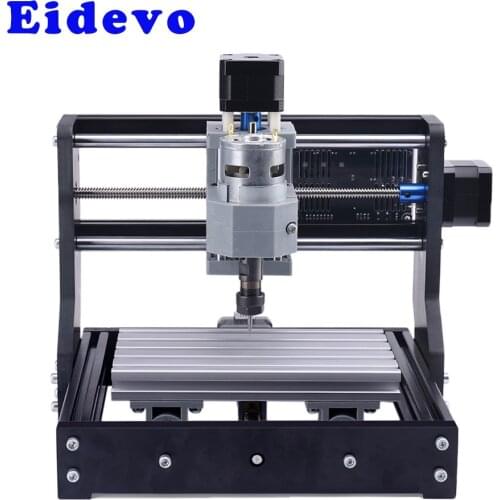 CNC1610 Pro Mini CNC Wood Router 2in1 Laser Engraver 160x100x30mm GRBL 1.1f ER11 24V Drilling Carving Cutting Printing Machine