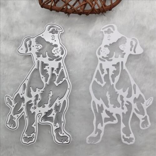 Dog metal cutting dies cut die mold background decoration Scrapbook paper craft knife mould blade punch stencils dies