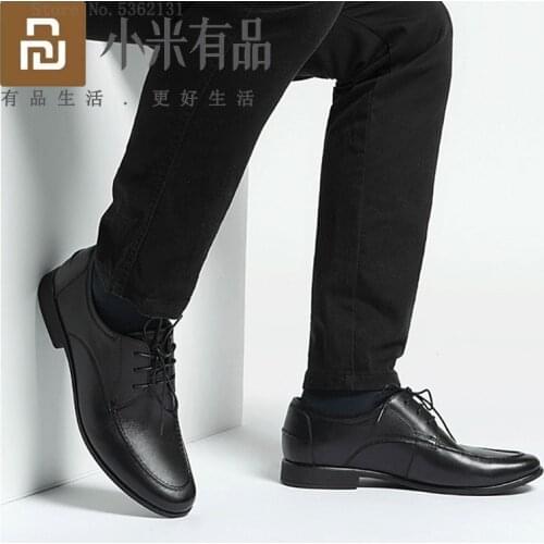 Youpin Qimian Soft Casual Leather Shoes First Layer Cowhide Soft Elastic Comfortable Sole Outdoor Breathable Leisure Flats Shoes