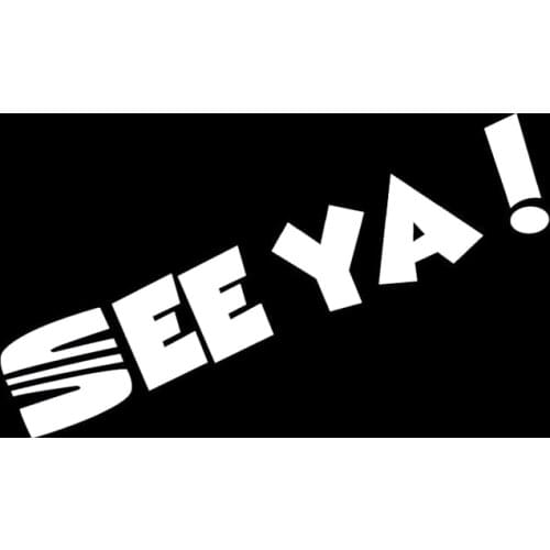 See ya stickers cross country diesel vehicle motorcycle accessories decoration personalized Refrigerator Car Decal PVC