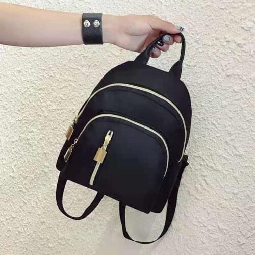 20210 New Fashion Trend Backpack Waterproof Nylon Oxford Casual Small Bag