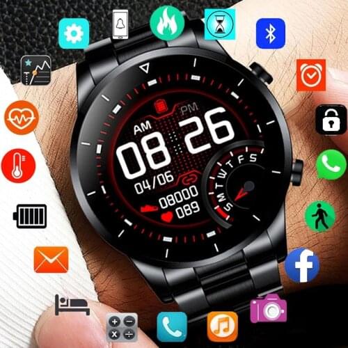 New E-13 Smart Watch Men IP68 Waterproof Full Touch Screen Custom Face SmartWatch Women Multi-Mode Sports For Androd IOS