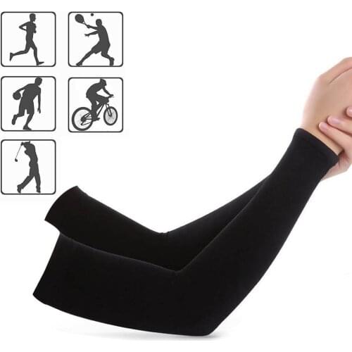 Unisex Cooling Arm Sleeves Cover Cycling Running Uv Sun Protection Outdoor Men Nylon Cool Arm Sleeves For Hide Tattoos #W5