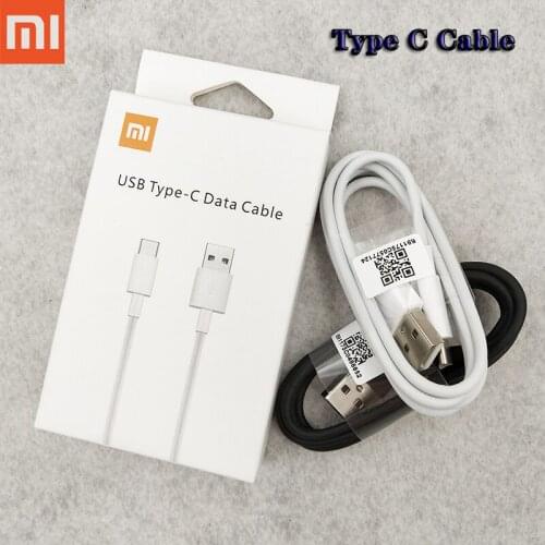 Original Xiaomi Mi USB Type C Cable 100cm USB-C Fast Charger Data Line For Mi 8 9 se Note 10 CC9 9T F1 F2 Pro Redmi Note 8 9 Pro