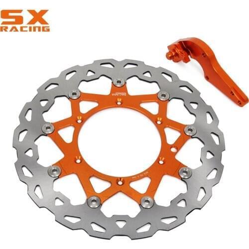 Floating Front Brake Disc Motorcycle Rotor CNC Bracket Adapter For KTM SX XC XCW SXF XCF XCFW EXC 125 150 200 250 300 350 450