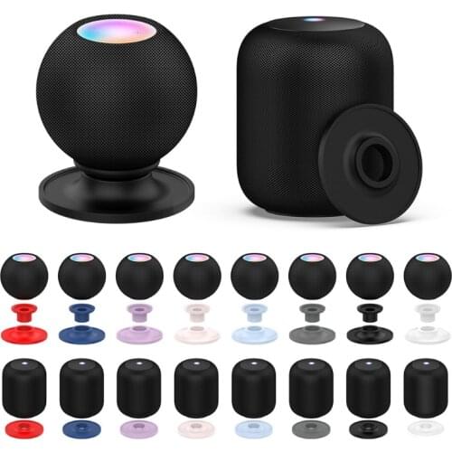 Silica Gel Stand Smart Speaker Base Pad Holder For -Apple HomePod Smart Speaker Accessories Acoustic Stands