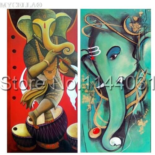 Full Embroidery,Lord Ganesha,5D,Diamond Painting,Cross Stitch,Needlework,Diamond Mosaic,Elephant Rhinestone,DIY,Decoration,Gift