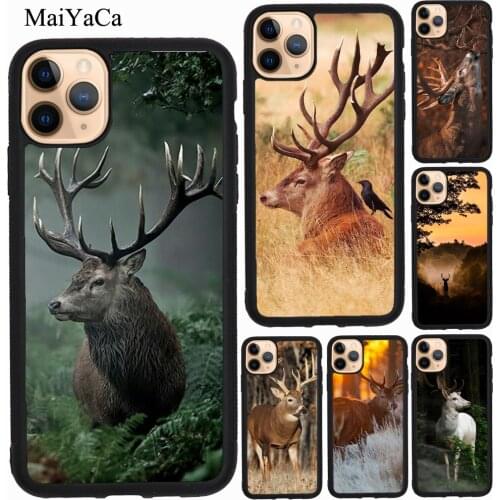 MaiYaCa STUNNING DEER Animal For iPhone 7 8 Plus 6S SE 2020 Case For iPhone 12 mini 11 Pro Max XS X XR Cover
