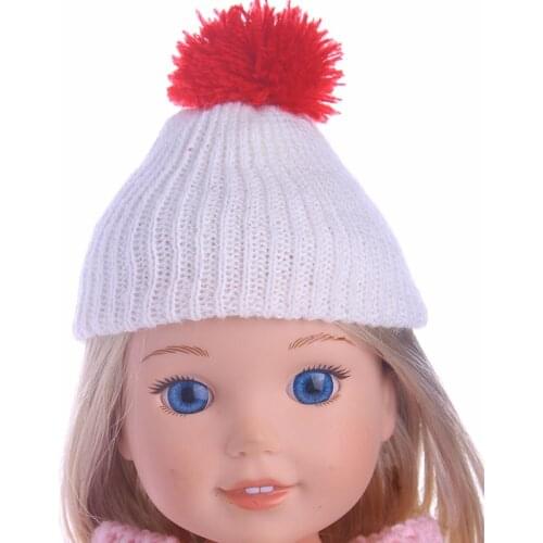 4 Styles High quality handmade Woolen hat fit for 14.5 inch Wellie Wisher doll,Doll accessories(Only sell hats)