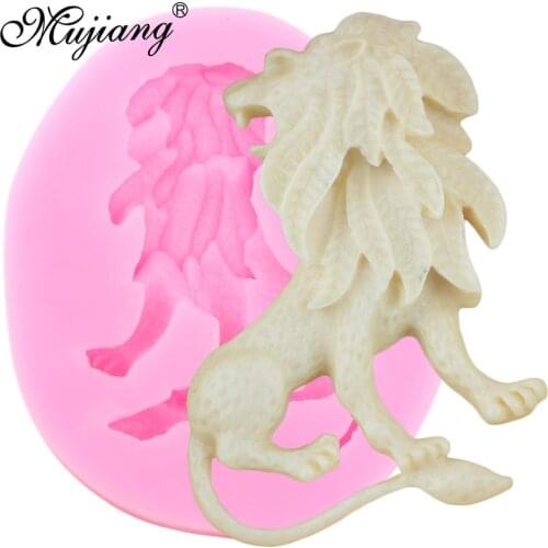 3D Lion Silicone Mold Animals Cake Fondant Molds DIY Cake Decorating Tools Cookie Baking Candy Clay Chocolate Gumpaste Moulds