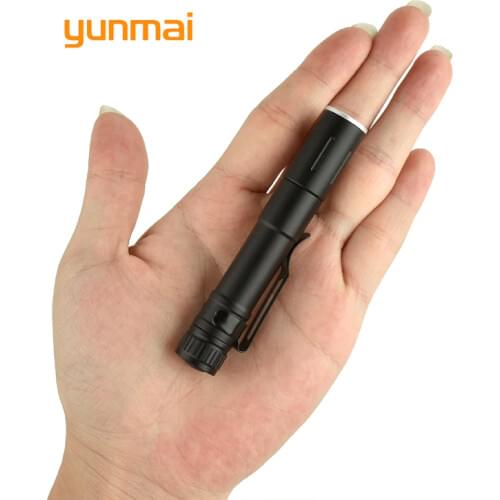 2019 Mini Penlight LED Flashlight 7W ZOOM LIGHT Q5 2000LM Waterproof Lanterna LED Torch AAA Battery Powerful Led For Hunting