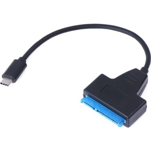 Type-C to Sata 3.0 Adapter 22 Pin Sata III Cable for 2.5 Inches External HDD SSD