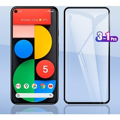 For Google Pixel 5 Pixel5 4a 5G Full Cover Tempered Glass Screen Protector Explosion-proof Protection Film