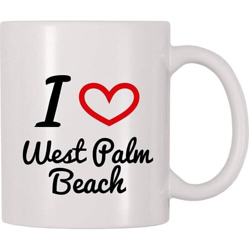 I Love West Palm Beach Coffee Mug (11 oz)