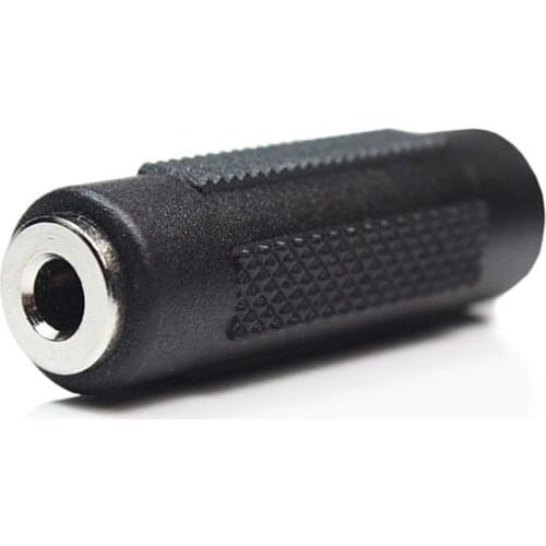 10pcs---3.5mm Audio Jack Female to Female F/F Aux Adapter Extender Connector for Headphone Speaker