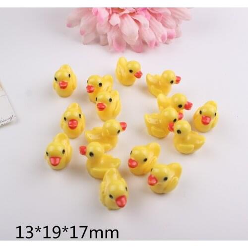 10pcs/lot flat back resin duck resin cabochons accessories resin animals