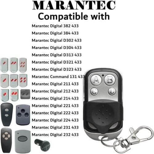 433.92MHz Remote control for Marantec Garage Gate Digital 302 304 313 Comfort 220 250 252
