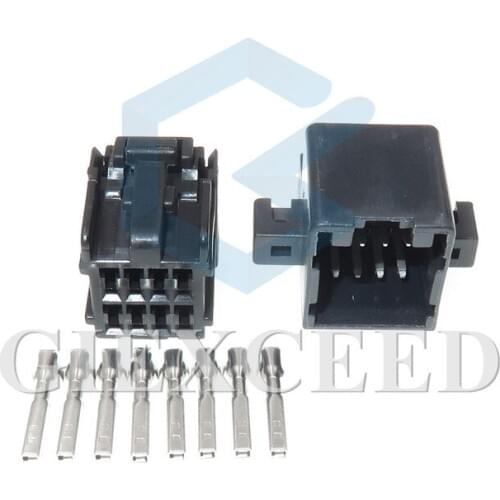 2 Sets 8 Pin 174049-2 174044-2 Car Window Lifter Assembly Cable Socket Automotive Pin Connectors
