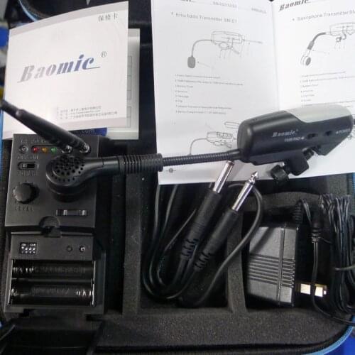 New packing handbag Baomic BM-5 V2 WIRELESS INSTRUMENT MICROPHONE SYSTEM Saxe Wireless Microphone