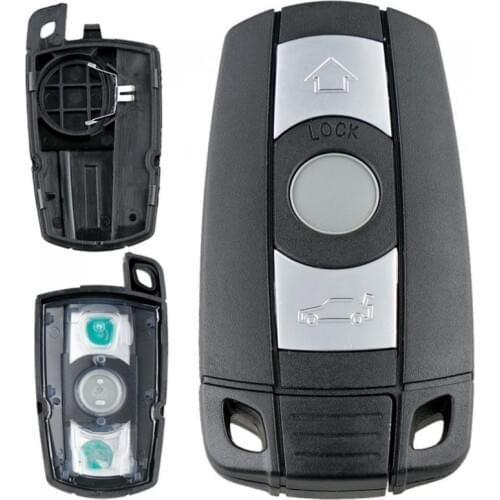 3 Buttons Car Key Fob Case Shell Replacement Insert Key Remote Cover for BMW 1 120 E60 E61 E70 E81 E87 3 320 E90 E91 E92 5 X1
