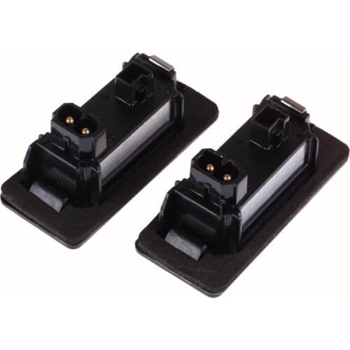 E60 E61 E93 License Plate Number Lights High Brightness 2pcs For BMW E90 M3 E92 6000-6500K High Quality