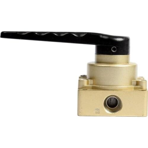 HV Cylinder Manual Hand Valve Valve HV-200/300/400-02/03/04 Three Unit Four Passage