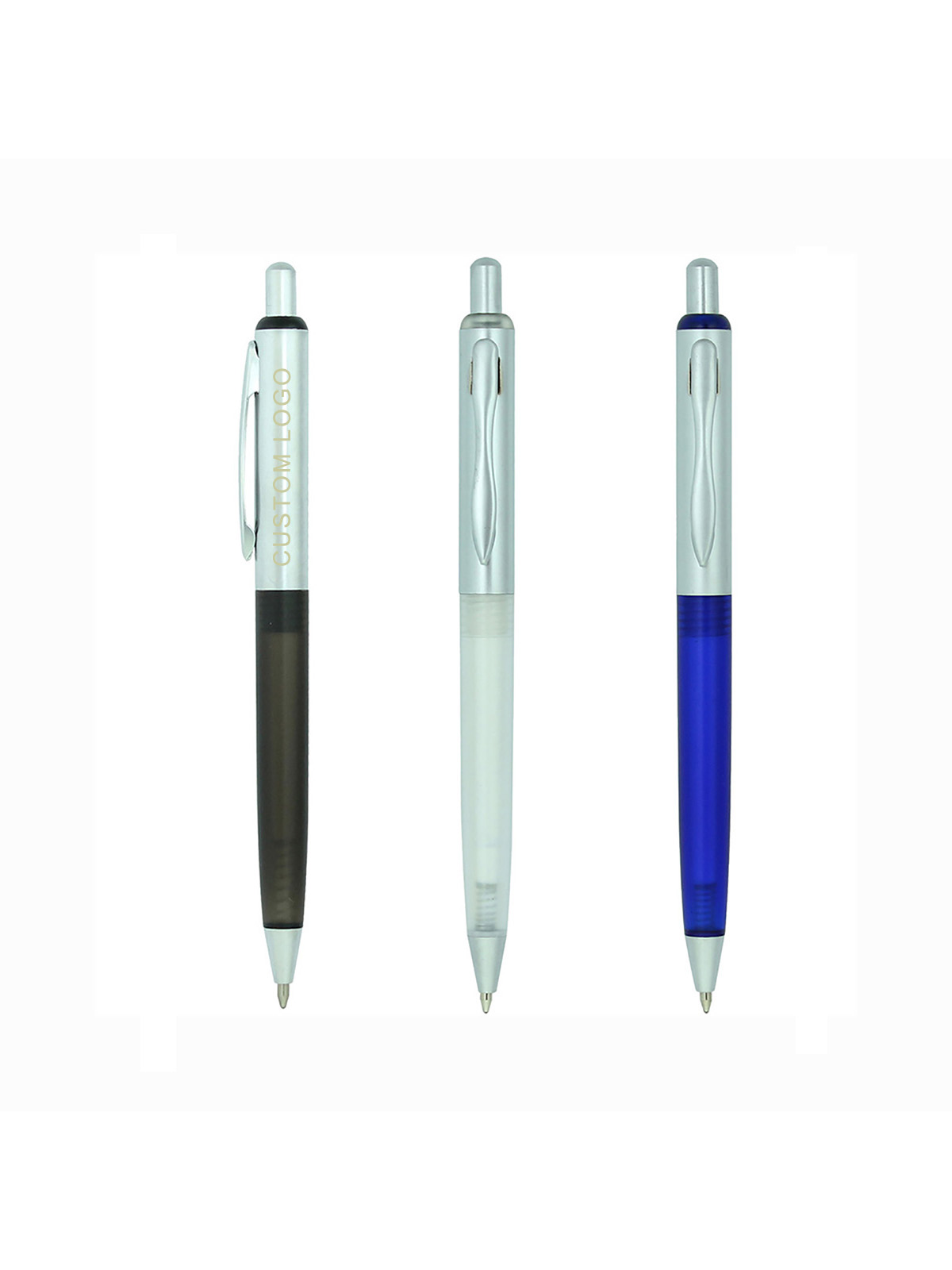 Dallas Metal Ball Pen,Plastic Color Lower Barrel,Black Ink Refill,Promotional Customized Gift,Personalized Giveaway