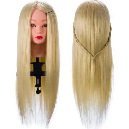 Wig head model simulation hair doll head hairdressing mannequin head dummy head model practice disc hair braiding makeup styling