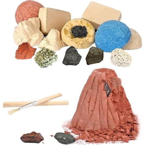 Gemstone and Fossil Kits for Kids Educational Toys,Pretend Play Science Archaeology STEM Learning Mineralogy and Geology