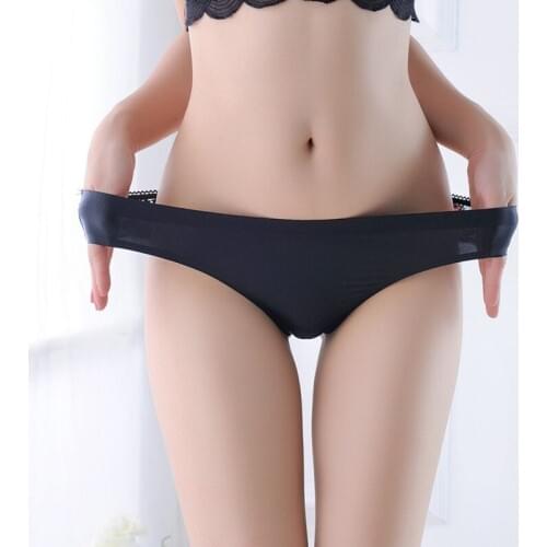 New Sexy Panties Women Lace Low-waist Briefs Female Breathable Embroidery Underwear Transparent G String Underpant Lingerie