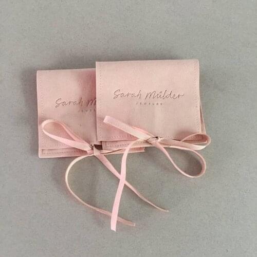 Wholesale 500pcs/lot Custom printed velvet jewelry gift poucnes printed logo bag with satin linen Fashion jewelry bags