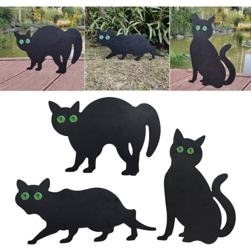 Garden Scare Cat Pest Deterrent Repellent Scarer Stop Pest Control Deterrent Repel Get Rid Scarecrow for Birds Mouse