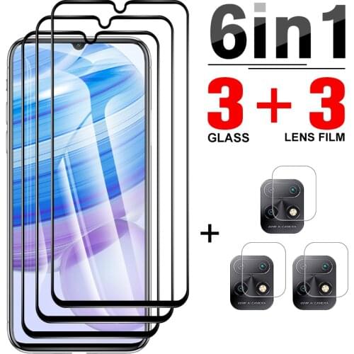 6-in-1 Cover Tempered Glass For Xiaomi Redmi Note 9 Pro Note 9 Pro Max Protector For Xiaomi Redmi 10X 4G 10X 5G 10X Pro 5G Lens