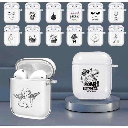 Apple Airpods Protective Shell Bluetooth Wireless Headset Silicone Protective Cover Is Suitable for Apple Airpods1/2