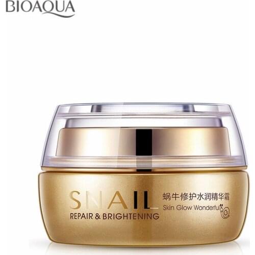 2017 Hot Snail Essence Face Cream Moisturizing Anti-aging Facial Cream Hydrating Anti Wrinkle Skin Care Whitening Day Cream 50g
