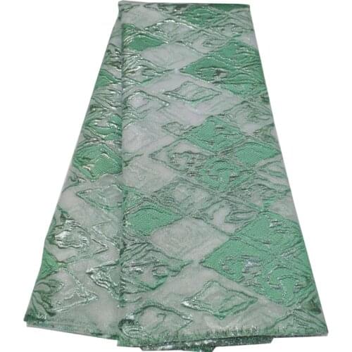 5yards/pc) new arrival African jacquard tulle lace fabric mint green French net lace fabric high quality for party dress FHS055