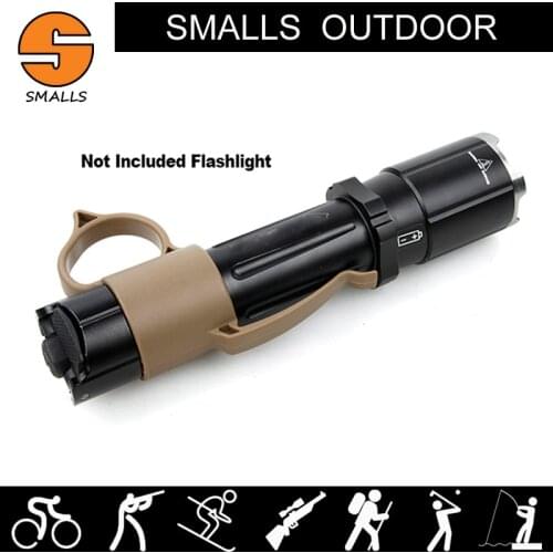 Ar 15 Accessories Airsoft Nylon Backup Tactical LED Flashlight Ring For Hunting Weapon Light