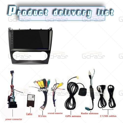 Android10 4+64G Car Radio DSP IPS 4G Multimedia Player For Mercedes/Benz/W203/W209/M/ML/W163/Viano/W639/Vito DVD GPS Navigation