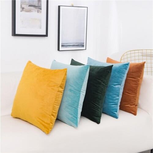 Super Soft Velvet Cushion cover Luxury Home Decor Pillowcase ,for Sofa Cushion cover and Room Decoration Pillows cases 45*45cm