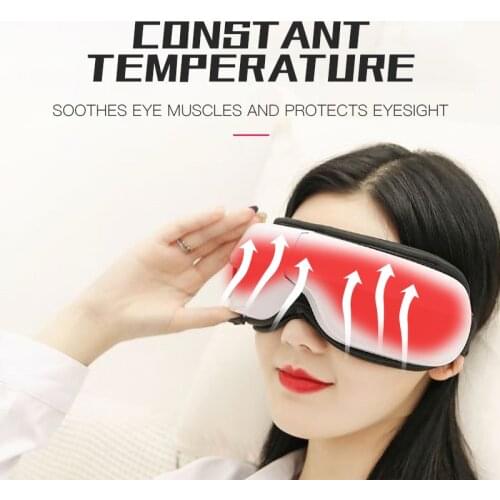 Electric Bluetooth Massager Glasses Eye Fatigue Air Pressure Heating Vibration Music Massage Usb Rechargeable for Eye Care