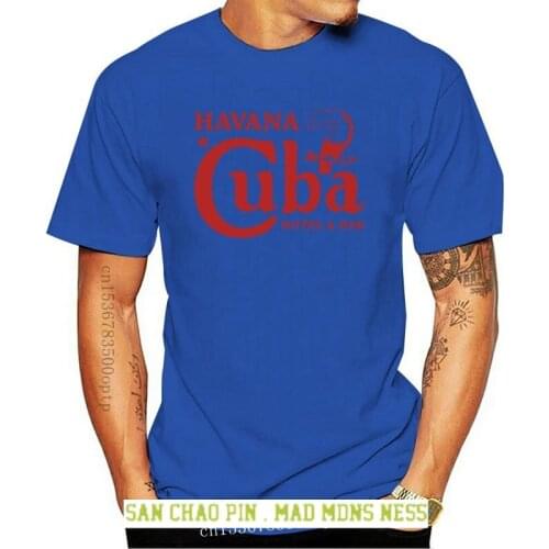 Cuba T Shirt Vintage Havana Bar Hotel Tee Flag Che Guevara Puerto Rico Scarface Hot Summer Clothing Cotton Men T-Shirt