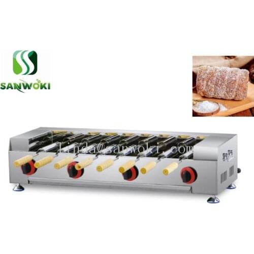 LPG GAS Traditional Chimney Cake Machine Chimney bread baker cake rolls roast machine Kurtos Kalacs Oven chimney bread oven